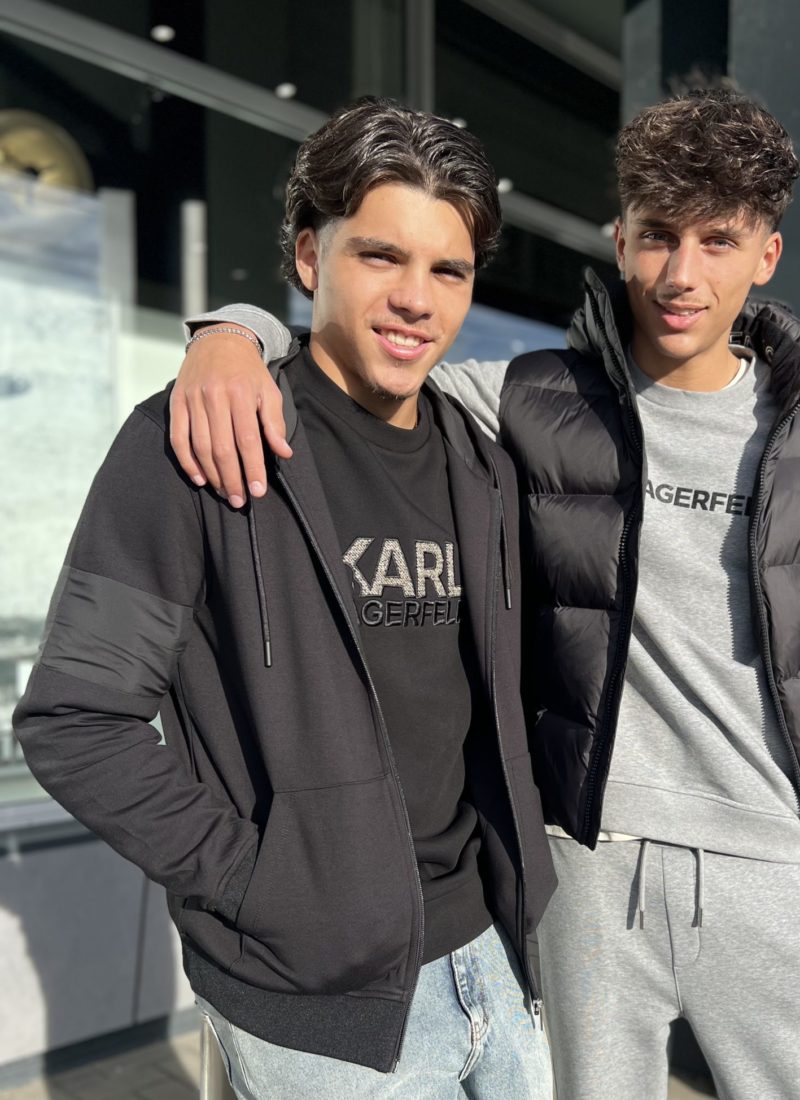 Sweat à capuche KARL LAGERFELD