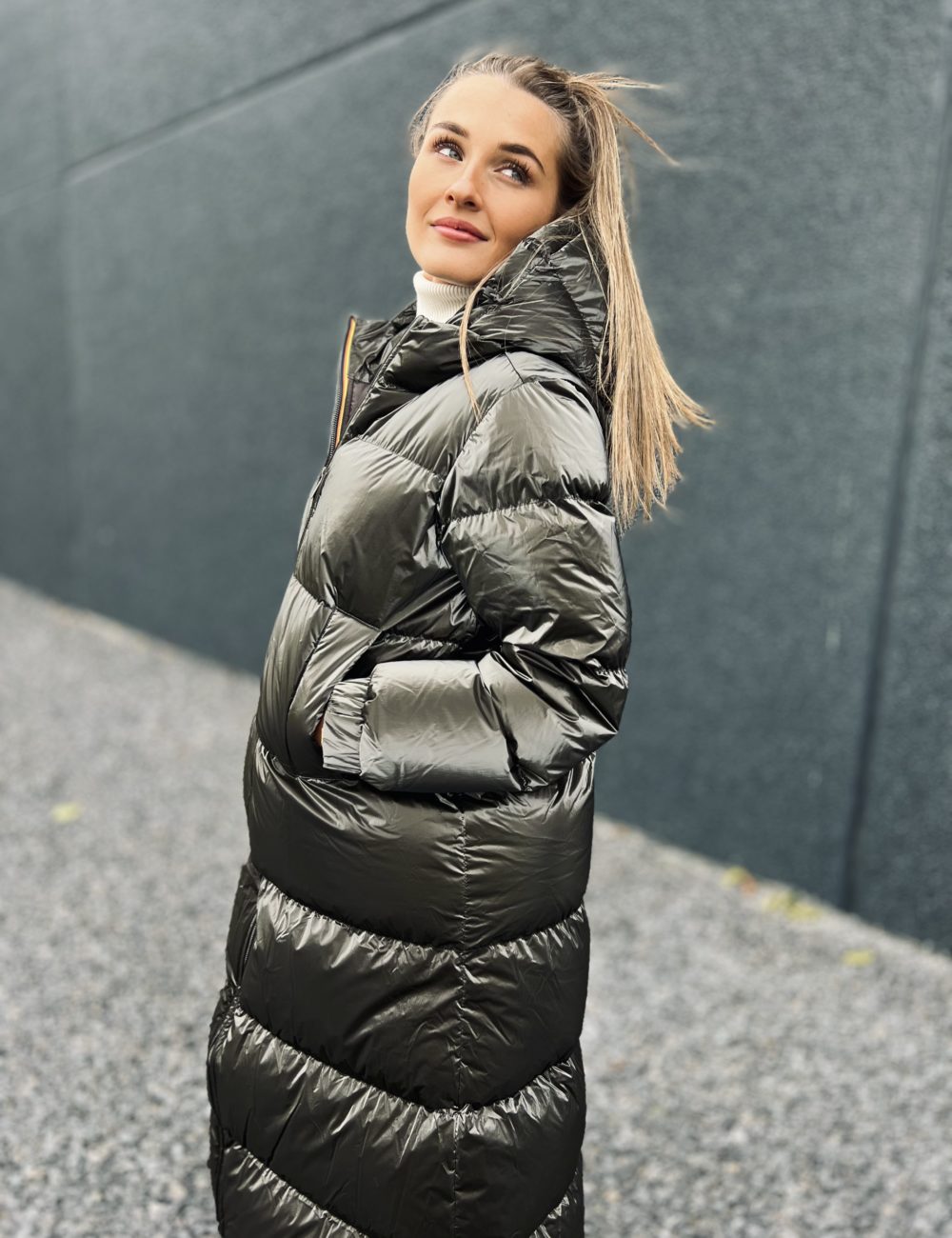 Doudoune longue K-WAY