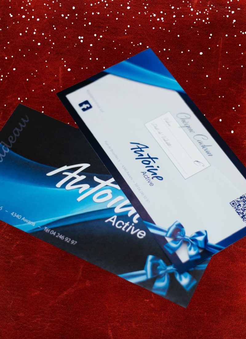 Bon cadeau 50€, 75€, 100€, 150€, 200€, 250€